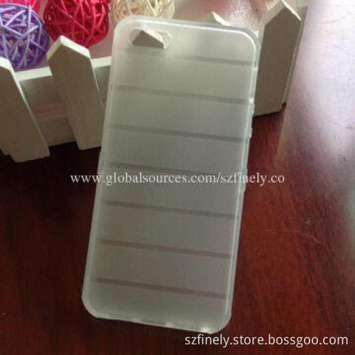 TPU case for iPhone 5/5S，strip shape，simple and clear